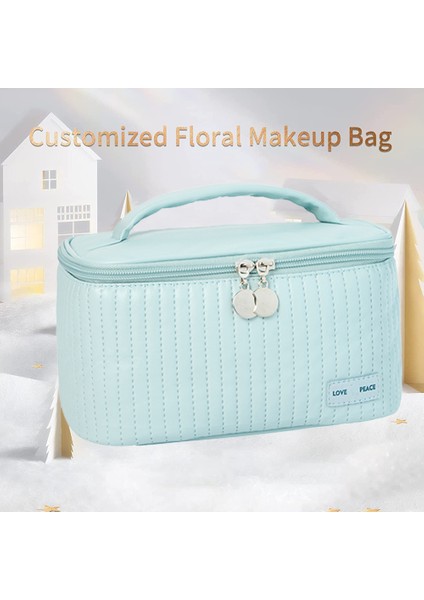 Kek Şekli Makyaj Çantası, Seyahat Kozmetik Saklama Çantası, C (Yurt Dışından) indirimleri