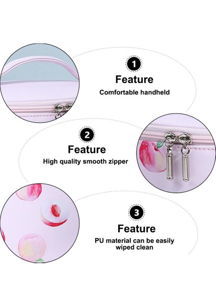 Basit Pu Cilt Bakımı Saklama Kutusu: Taşınabilir Taşıma Çantası B (Yurt Dışından) modelleri