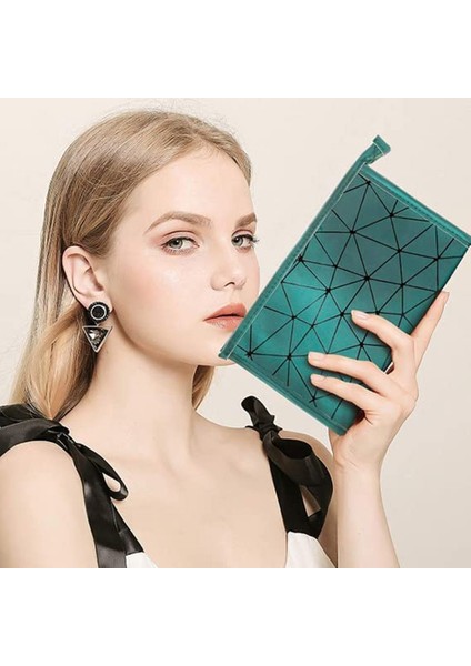 Pu Su Geçirmez Elmas Kozmetik Çantası El Makyaj Saklama Çantası A (Yurt Dışından) indirimleri