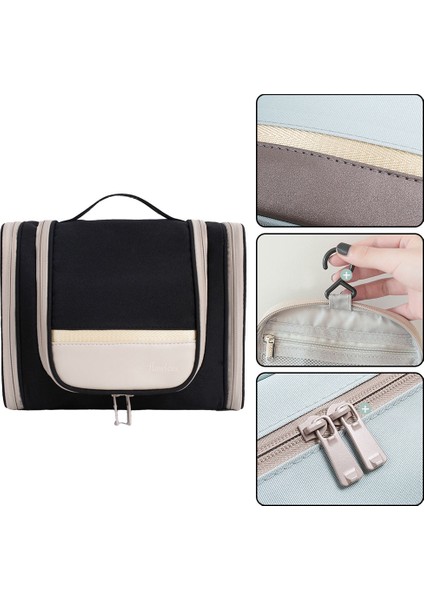 Çift Açık Tuvalet Kozmetik Çantası, Büyük Kapasiteli, B (Yurt Dışından) modelleri
