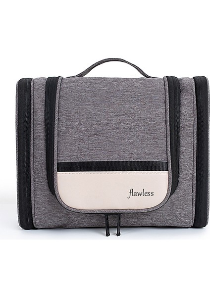 Çift Açık Tuvalet Kozmetik Çantası, Büyük Kapasiteli, C (Yurt Dışından)