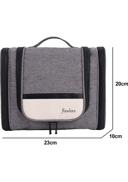 Çift Açık Tuvalet Kozmetik Çantası, Büyük Kapasiteli, C (Yurt Dışından) fiyatları