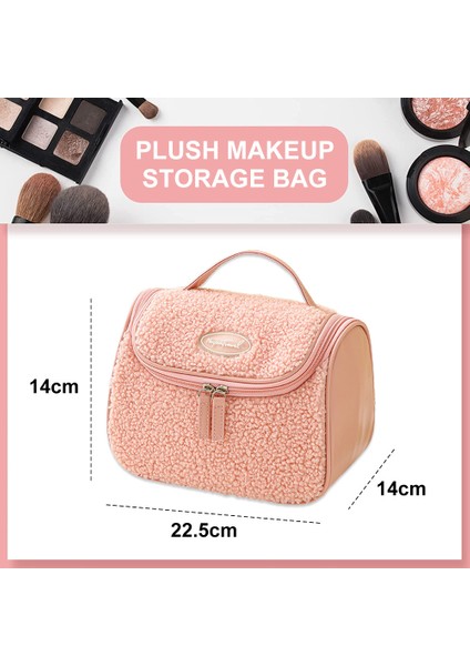 Yeni Kuzu Yünü Kozmetik Çantası Büyük Kapasiteli Yıkama Torbası A (Yurt Dışından) fiyatları