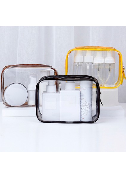 Şeffaf Makyaj Çantası - Şeffaf Makyaj Çantası Seti (Yurt Dışından) modelleri