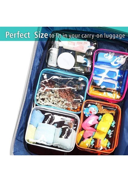 Şeffaf Makyaj Çantası - Şeffaf Makyaj Çantası Seti (Yurt Dışından) modelleri