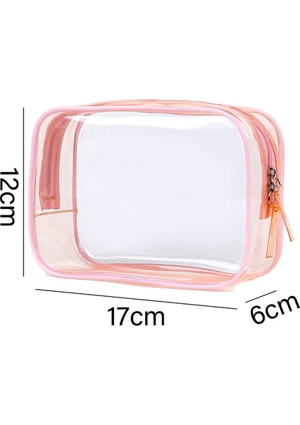 Şeffaf Makyaj Çantası - Şeffaf Makyaj Çantası Seti (Yurt Dışından) fırsatları