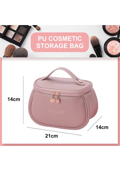 Yeni Pu Kozmetik Çantası Büyük Kapasiteli Saklama Çantası B (Yurt Dışından) fiyatları