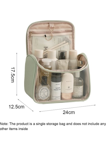 Şeffaf Kancalı Kozmetik Çantası Büyük Kapasiteli Taşıma Çantası, B (Yurt Dışından) fiyatları