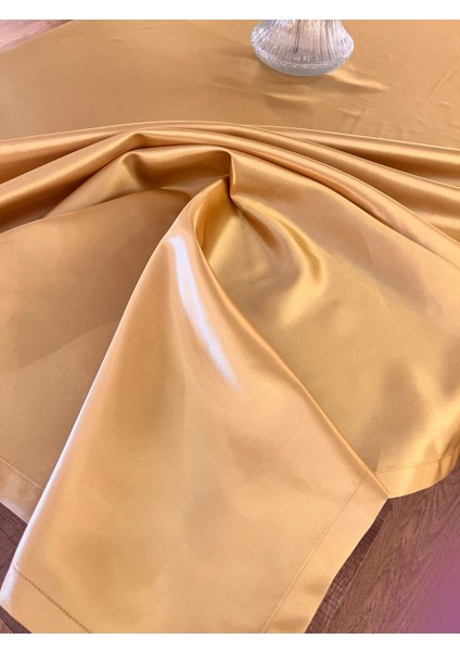 Kristal Monoray Kumaş Gold Masa Örtüsü Dikdörtgen 140X200 cm - 1491 modelleri