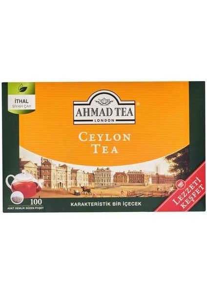 Ahmad Tea Ceylon Tea Demlik Poşet Çay 100lü 320gr