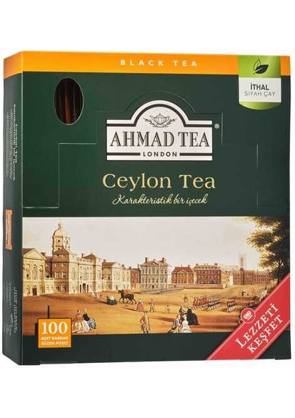 Ahmad Tea Ceylon Tea Bardak Poşet Çay 100lü 200gr