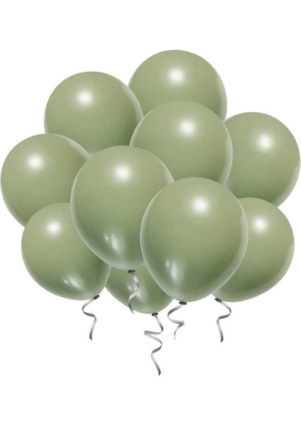Balon Lateks 12'' Küf Yeşil 15'li