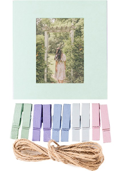 Instax Mini Resim Çerçeveli 10 Mandal Set fırsatları