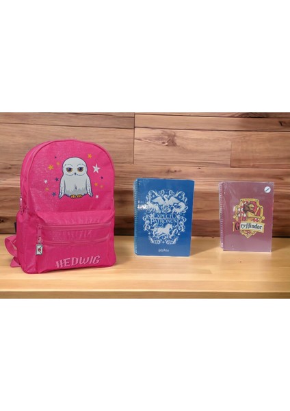 Harry Potter Sırt Çantası ve 2 Adet Sert Kapak Defter