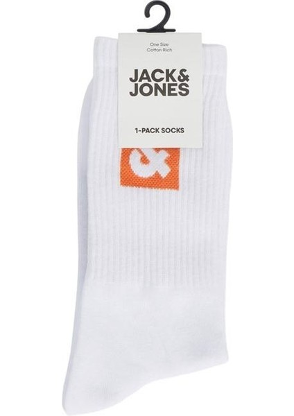 Jacdan Logo Tennıs Sock Turuncu