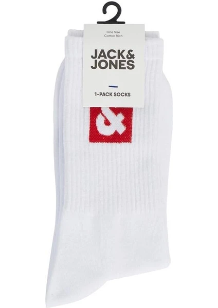 Jack & Jones Jacdan Logo Tennıs Sock Kırmızı