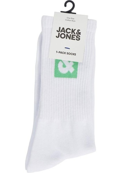 Jacdan Logo Tennıs Sock Yeşil