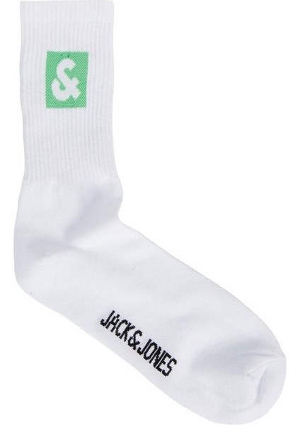 Jacdan Logo Tennıs Sock Yeşil