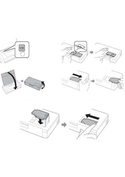 Baskistan Epson Workforce WF-100W T2950 Muadil Atık Mürekkep Kutusu (C13T295000​)