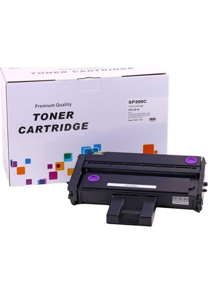 Muadil Toner Rıcoh SP200/SP201/SP202/SP203 Siyah Çipli 2600 Sf.