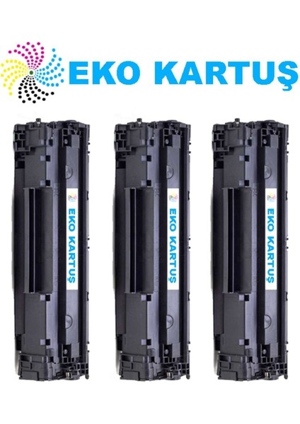 Eko Kartuş Hp CF283A / 83A Uyumlu  3lü Paket