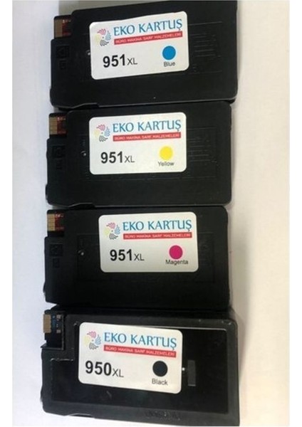 Hp Officejet Pro 8630 E-All-In-One 4 Renk Takım Muadil Kartuş,