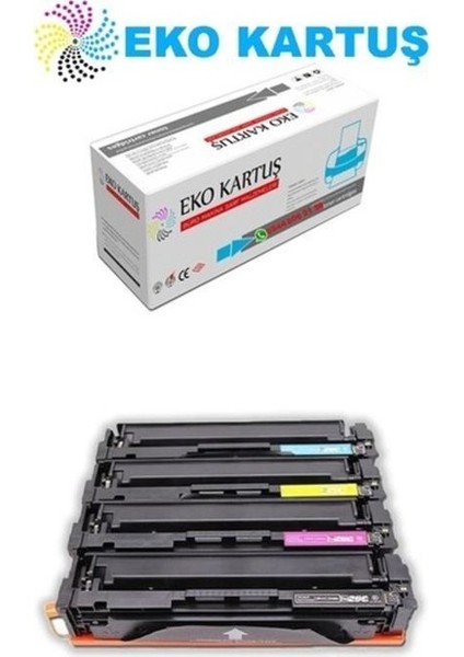 Hp Color Laserjet Pro M254NW (CF540A-CF541A-CF542A-CF543A) (203A) Set Muadil Toner