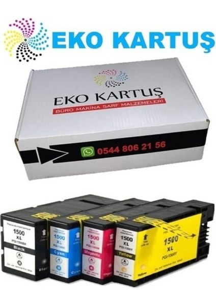 Canon Maxify MB-2155 PGI-1500 Xl Muadil Kartuş, fiyatları