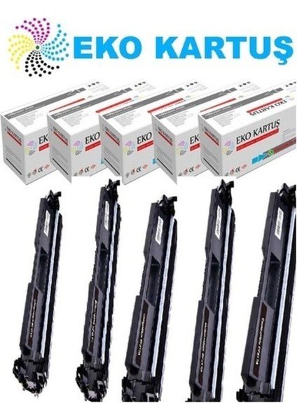 Hp G3Q47A CF230A (230A) Ekonomik Avantajlı 5’li Paket Muadil Toner,