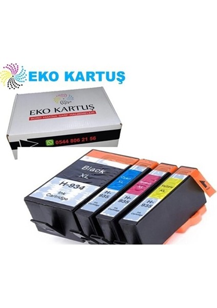 Hp Officejet Pro 6239 4 Renk (934XL-935XL) Muadil Kartuş, fiyatları