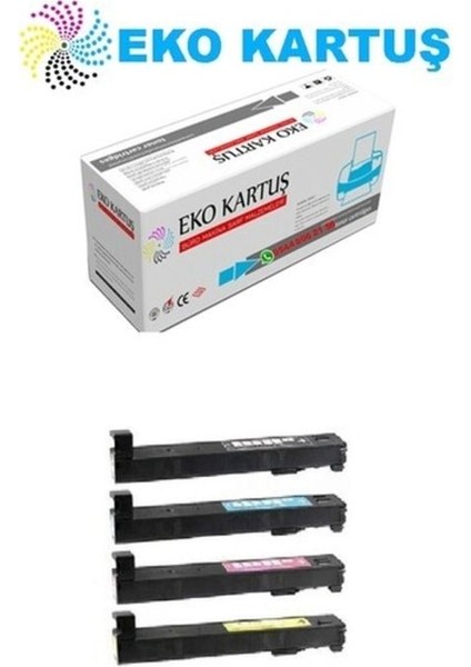 Hp Color Laserjet Enterprise Flow M880Z (CF300A-CF301A-CF302A-CF303A) Set Uyumlu Toner