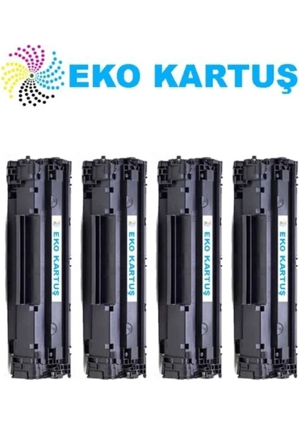 Eko Kartuş Hp Laserjet Pro Mfp M125A 83A Ekonomik Avantajlı 4’lü Paket Muadil Toner