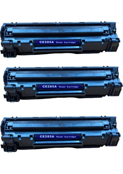 85A 3'lü Paket - CE285A Muadil Toner - P1100/P1102/P1102W/P1104/P1104W
