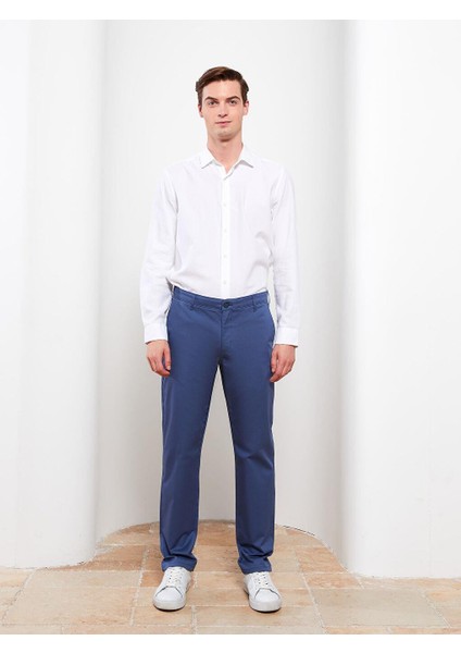 Lcwaıkıkı Classic Dar Kalıp Gabardin Erkek Chino Pantolon