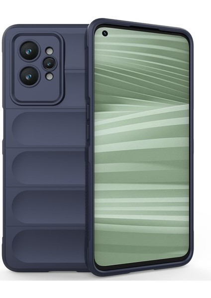 Realme Gt2 Pro Kılıf Optimum Silikon Içi Kadife + Ekran Koruyucu