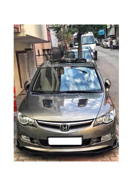 ŞüsCarOto Aksesuar Honda Civic Fd6 Piano Black Kaput Üstü Havalandırma Izgarası