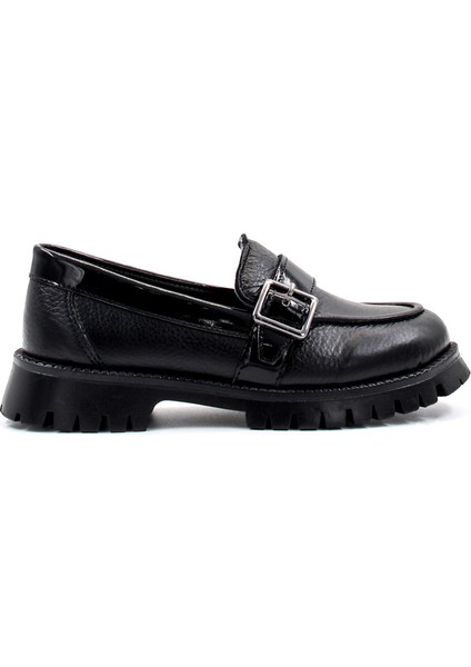 Deri Kız Çocuk Casual Ayakkabı 006XA520