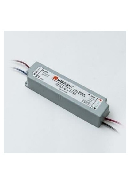 MSD-60-1750MA 9-34 Volt LED Trafosu