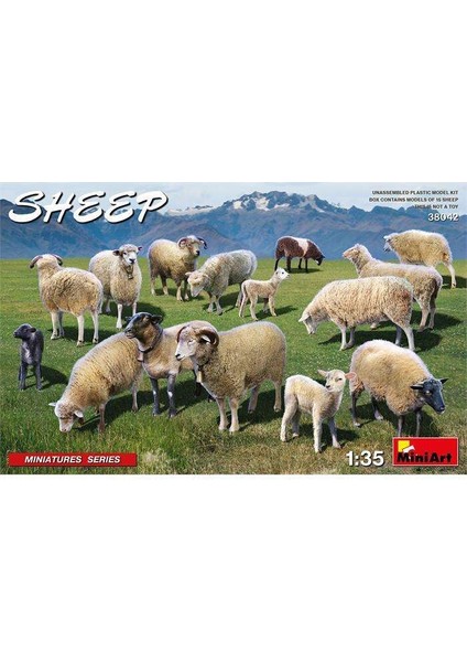 Mınıart Maket Fıgur Hayvan 135 N38042 Koyun Sheep