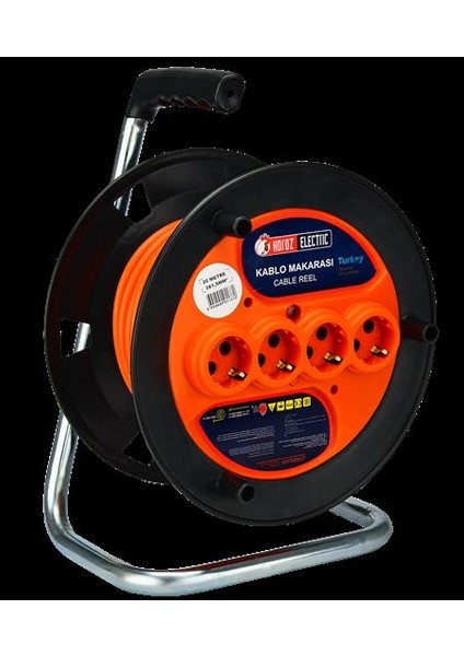 Makaralı Seyyar Uzatma 20MT 3x1,50(Ttr Cca) Horoz