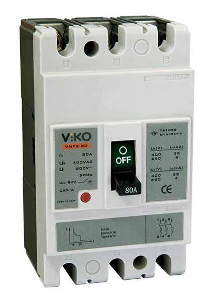 Kompakt Şalter 3X125 Amper 25KA-VMF1-125-SN2