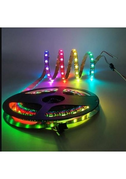 Şerit LED 12 V İç Mekan Rgb 5 Mt Bolled+Cata 5 Metre