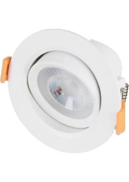 CT-5204 5 Watt Akik Beyaz Kasa Cob LED Spot Günışğı