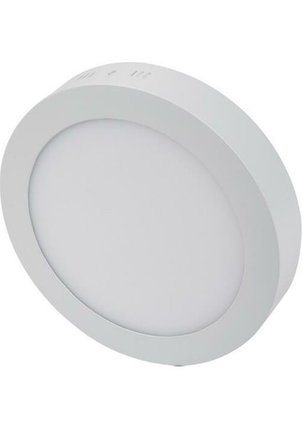 CT-5233 18 Watt Yuvarlak Sıva Üstü LED Panel Beyaz Metal Beyaz Kasa