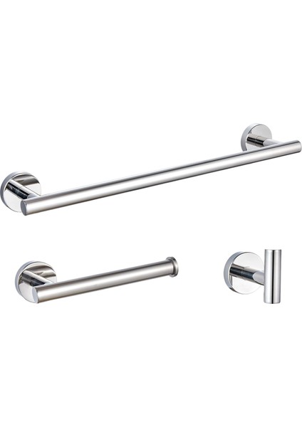 3x Paslanmaz Çelik Banyo Donanım Banyo Aksesuarları Havlu Bar Hook (Yurt Dışından) fiyatları