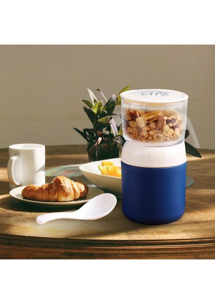 Yoğurt Konteyneri Taşınabilir Kaşık Yalıtımlı Yemek Konteyneri Çorba Çocuk Mavi (Yurt Dışından) modelleri