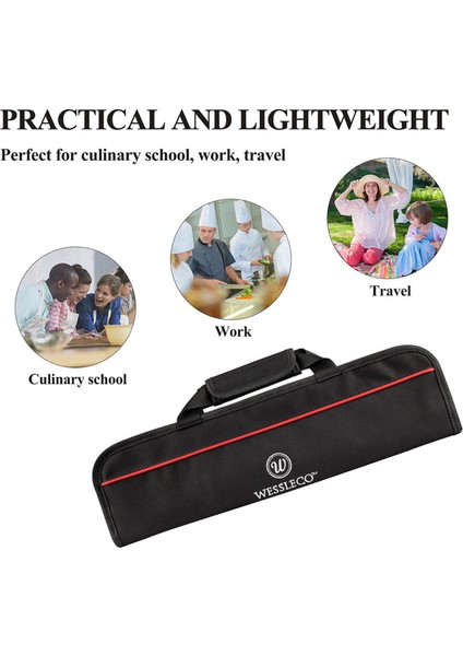 Şef Çanta Pişirme Araçları Depolama Alet Çantası Çatal Teşheri Taşıyıcı, Kırmızı (Yurt Dışından) modelleri