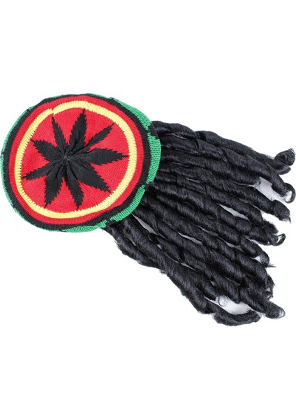 Beanie Hat Kostüm Sahne Performansları Dreadlocks İle Reggae Rasta Hat (Yurt Dışından)