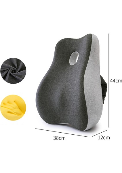 Bellek Pamuk Geri Destek Yastık Nefes Alabilen Elastik Kayış Sandalye Için (Yurt Dışından) modelleri