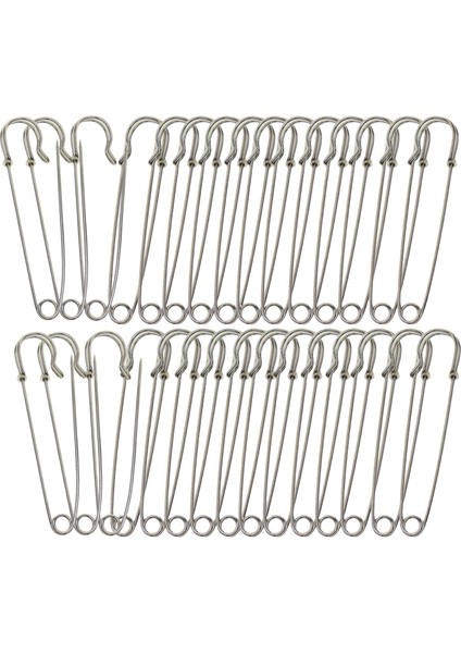 30 Adet Ekstra Büyük Güvenlik Pimleri Etekler Için Ağır Hizmette Sağlam Tuval 2,5 Inç (Yurt Dışından)